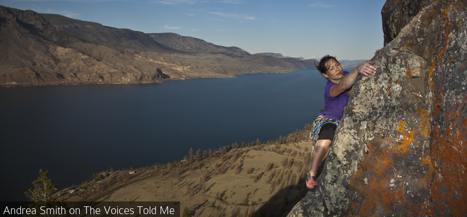 Climbing at The Beach, Kamloops, BC